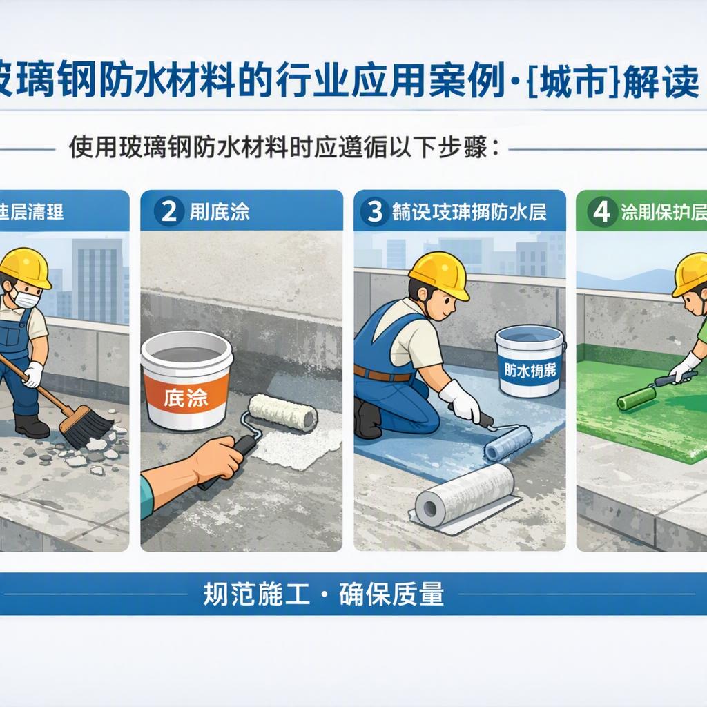 玻璃钢防水材料的行业应用案例,绵阳解读