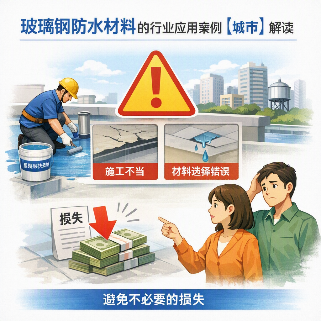 玻璃钢防水材料的行业应用案例,绵阳解读